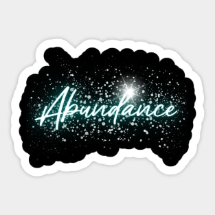 Abundance (Diamonds) | Motivation Sticker